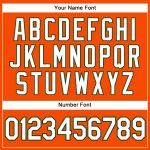 Personalized Orange White-Green Authentic Sleeveless Baseball Jersey Team Custom Name and Number