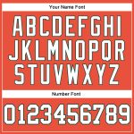 Personalized Orange White-Green Authentic Throwback Basketball Jersey Team Custom Name and Number