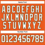 Personalized Orange White-Green Hockey Lace Neck Jersey Team Custom Name and Number