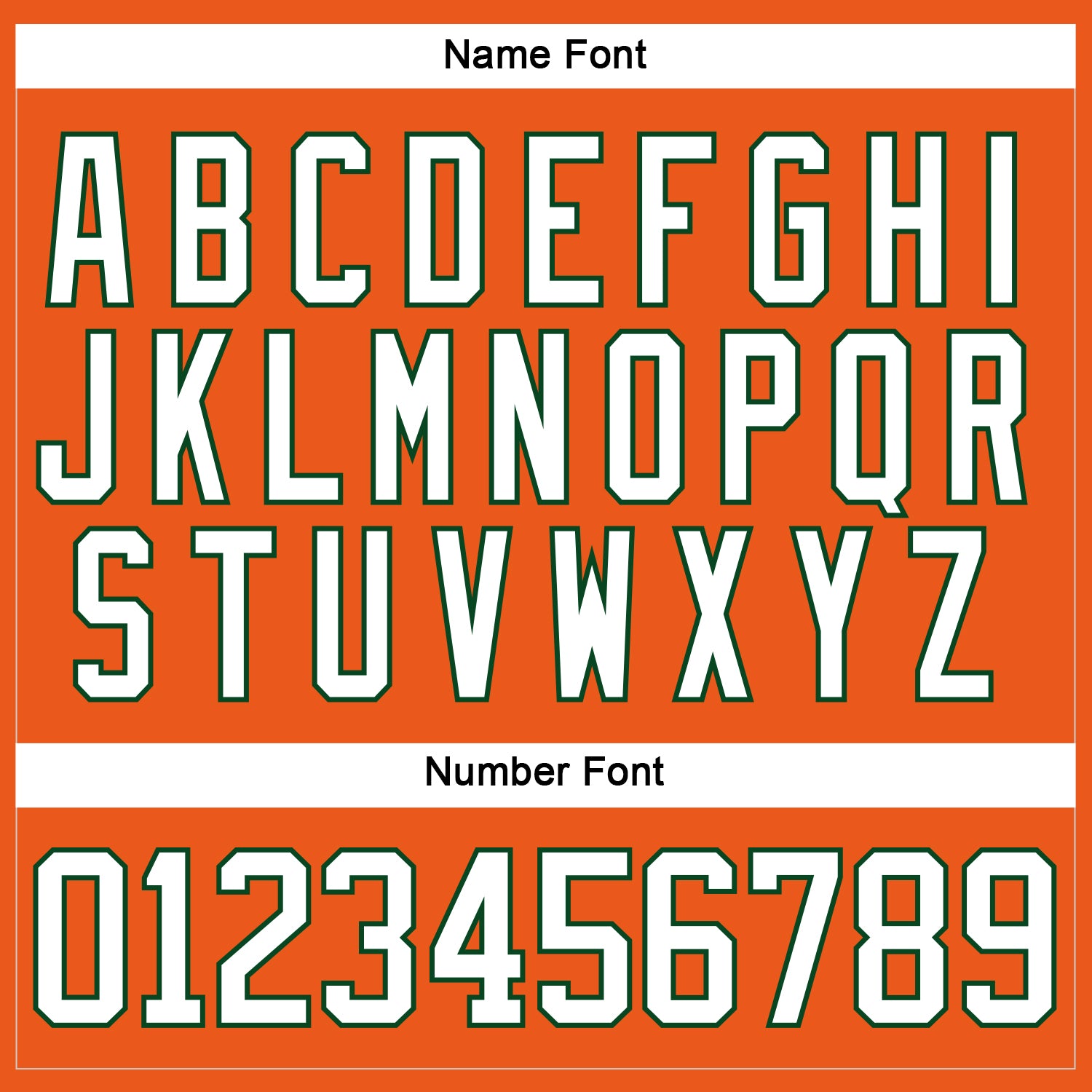 Personalized Orange White-Green Hockey Lace Neck Jersey Team Custom Name and Number Personalized Orange White-Green Hockey Lace Neck Jersey Team Custom Name and Number - Image 5