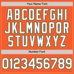 Personalized Orange White-Kelly Green Authentic Sleeveless Baseball Jersey