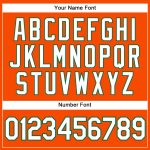 Personalized Orange White-Kelly Green Authentic Sleeveless Baseball Jersey Team Custom Name and Number