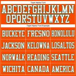 Personalized Orange White-Kelly Green Mesh Authentic Football Jersey