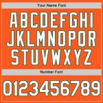 Personalized Orange White-Kelly Green Mesh Authentic Throwback Baseball Jersey Team Custom Name and Number