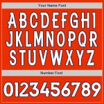 Personalized Orange White-Navy Authentic Baseball Jersey