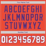 Personalized Orange White-Purple Authentic American Flag Fashion Baseball Jersey Team Custom Name and Number
