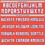 Personalized Orange White-Purple Authentic American Flag Fashion Baseball Jersey Team Custom Name and Number