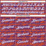 Personalized Orange White-Purple Authentic City Edition Basketball Jersey Team Custom Name and Number
