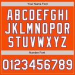 Personalized Orange White-Purple Authentic Fade Fashion Baseball Jersey Team Custom Name and Number