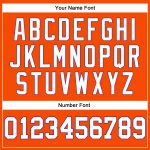Personalized Orange White-Purple Authentic Sleeveless Baseball Jersey Team Custom Name and Number