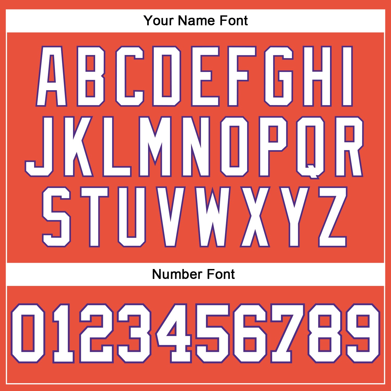 Personalized Orange White-Purple Authentic Throwback Basketball Jersey Personalized Orange White-Purple Authentic Throwback Basketball Jersey - Image 4