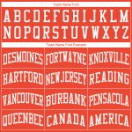 Personalized Orange White Round Neck Basketball Jersey Team Custom Name and Number