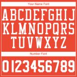 Personalized Orange White Round Neck Basketball Jersey Team Custom Name and Number