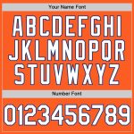 Personalized Orange White-Royal Authentic Throwback Baseball Jersey Team Custom Name and Number