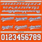 Personalized Orange White-Royal Authentic Throwback Basketball Shorts Team Custom Name and Number