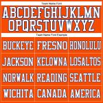 Personalized Orange White-Royal Mesh Authentic Football Jersey Team Custom Name and Number