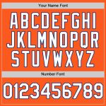 Personalized Orange White-Royal Mesh Authentic Throwback Baseball Jersey Team Custom Name and Number