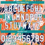 Personalized Orange White-Teal 3D Pattern Abstract Hawaii Plant Graffiti Grunge Art Authentic Basketball Jersey Team Custom Name and Number