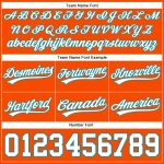 Personalized Orange White-Teal Authentic Basketball Shorts Team Custom Name and Number