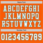 Personalized Orange White-Teal Mesh Authentic Throwback Football Jersey Team Custom Name and Number