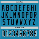 Personalized Panther Blue Black-White Hockey Jersey Team Custom Name and Number