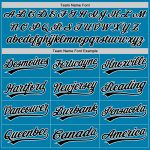 Personalized Panther Blue Black-White Performance Vapor Golf Polo Shirt Team Custom Name and Number