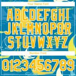 Personalized Panther Blue Gold-White 3D Pattern Design Sailing Boats Authentic Baseball Jersey Team Custom Name and Number