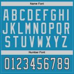 Personalized Panther Blue Gray-Black Hockey Jersey Team Custom Name and Number
