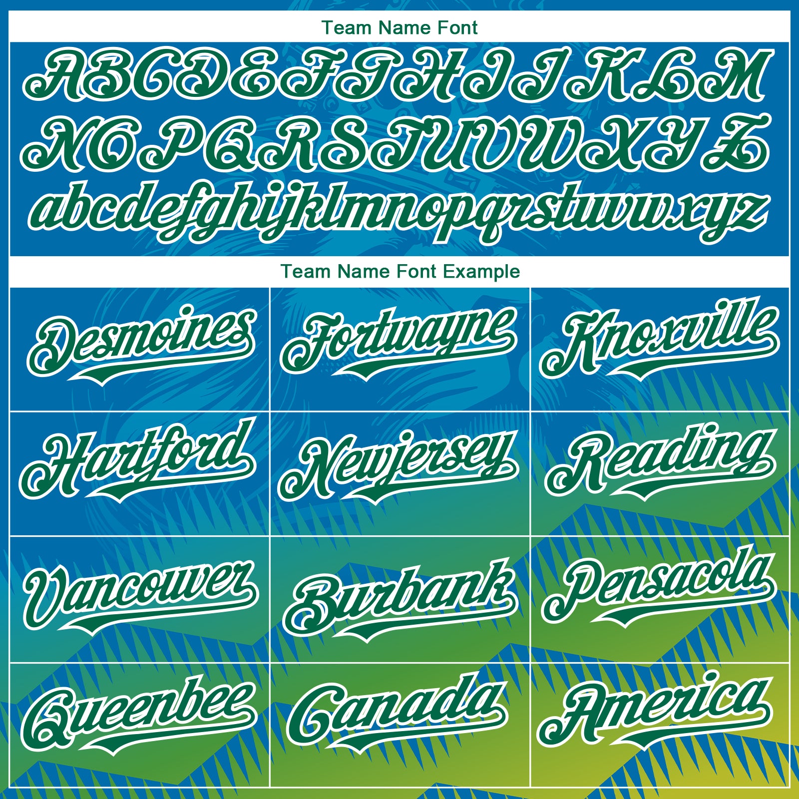 Personalized Panther Blue Kelly Green-White 3D Pattern Design Animal Lion Authentic Baseball Jersey Team Custom Name and Number Personalized Panther Blue Kelly Green-White 3D Pattern Design Animal Lion Authentic Baseball Jersey Team Custom Name and Number - Image 4