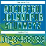 Personalized Panther Blue Kelly Green-White 3D Pattern Design Animal Lion Authentic Baseball Jersey Team Custom Name and Number