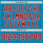Personalized Panther Blue Red-White Performance Vapor Golf Polo Shirt Team Custom Name and Number