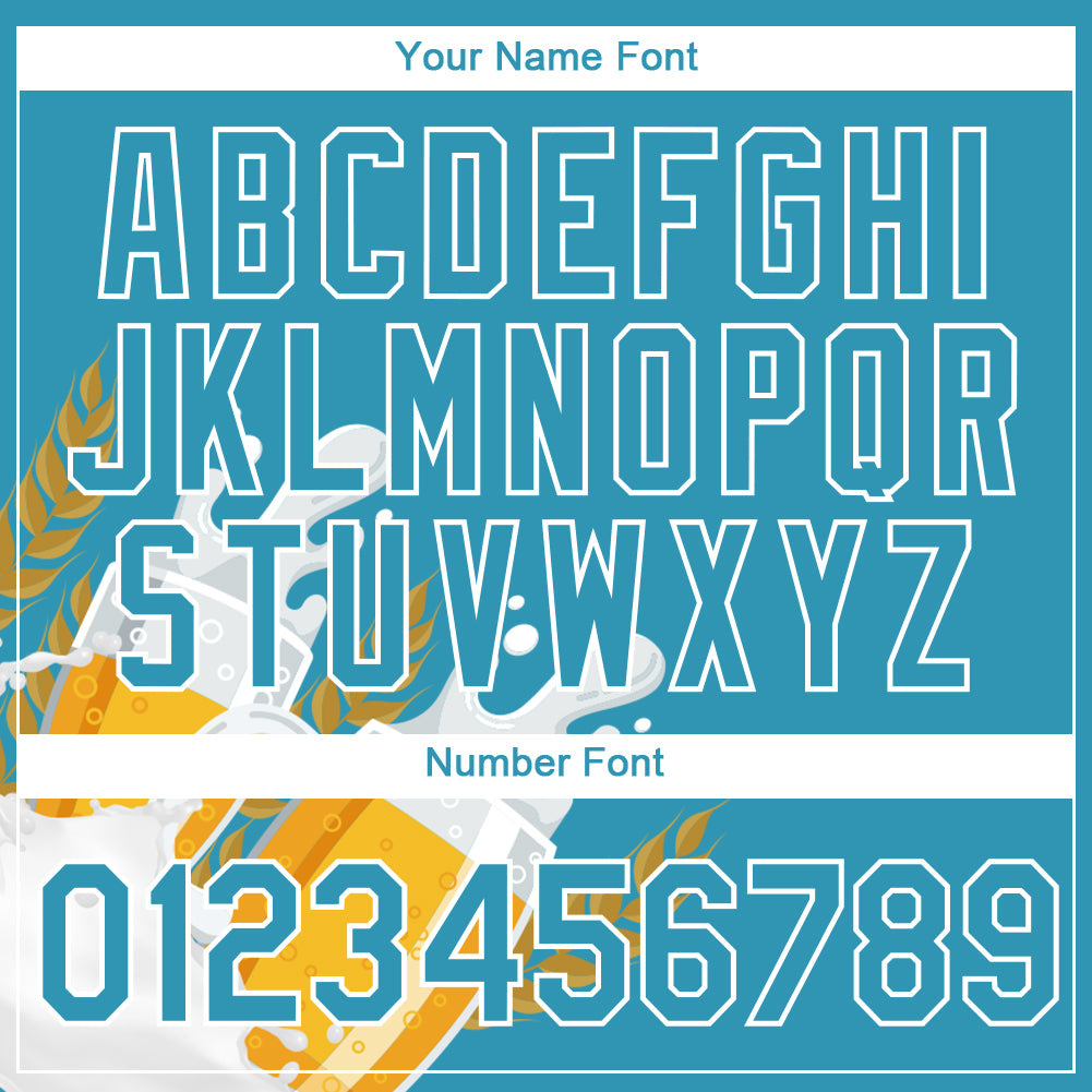Personalized Panther Blue White 3D Pattern Design Oktoberfest Beer Festival Performance T-Shirt Team Custom Name and Number Personalized Panther Blue White 3D Pattern Design Oktoberfest Beer Festival Performance T-Shirt Team Custom Name and Number - Image 4