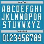 Personalized Panther Blue White-Black Hockey Jersey Team Custom Name and Number