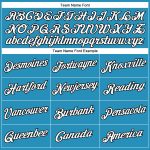 Personalized Panther Blue White-Black Performance T-Shirt Team Custom Name and Number
