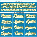 Personalized Panther Blue White-Gold Hockey Lace Neck Jersey Team Custom Name and Number