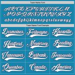 Personalized Panther Blue White-Navy Hockey Jersey Team Custom Name and Number