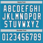 Personalized Panther Blue White-Navy Hockey Jersey Team Custom Name and Number
