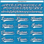 Personalized Panther Blue White-Navy Hockey Lace Neck Jersey Team Custom Name and Number