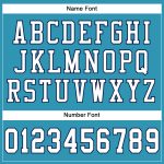Personalized Panther Blue White-Navy Mesh Authentic Football Jersey Team Custom Name and Number