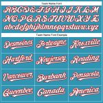 Personalized Panther Blue White-Red Authentic Baseball Jersey Team Custom Name and Number