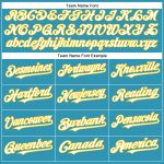 Personalized Panther Blue White-Yellow Authentic Baseball Jersey