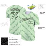 Personalized Pea Green Black 3D Pattern Design Dinosaur Performance T-Shirt Team Custom Name and Number