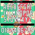 Personalized Pea Green Black-Pink 3D Pattern Design Food Pizza Performance T-Shirt Team Custom Name and Number