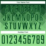 Personalized Pea Green Green Sublimation Soccer Uniform Jersey Team Custom Name and Number