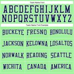 Personalized Pea Green Navy-White Long Sleeve Performance T-Shirt Team Custom Name and Number