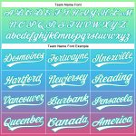 Personalized Pea Green Neon Pink Aqua-Sky Blue 3D Pattern Design Champion Medal Authentic Baseball Jersey Team Custom Name and Number