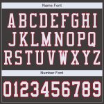 Personalized Pewter White-Red Mesh Authentic Football Jersey Team Custom Name and Number