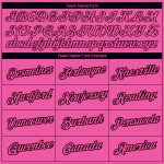 Personalized Pink Black 3D Pink Ribbon Breast Cancer Performance T-Shirt