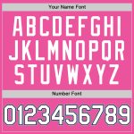 Personalized Pink Black-Light Blue Authentic Sleeveless Baseball Jersey Team Custom Name and Number