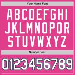 Personalized Pink Black-Light Blue Authentic Throwback Baseball Jersey Team Custom Name and Number